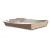 Tacka papierowa brązowo-biała 240x140x35 mm