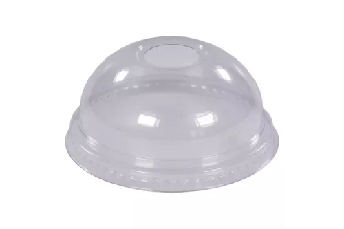 Wieczko wypukłe rPET śr. 95 mm z otworem
