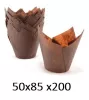 MUFINY TULIPAN BRĄZOWE 50X85 A200 (2400)