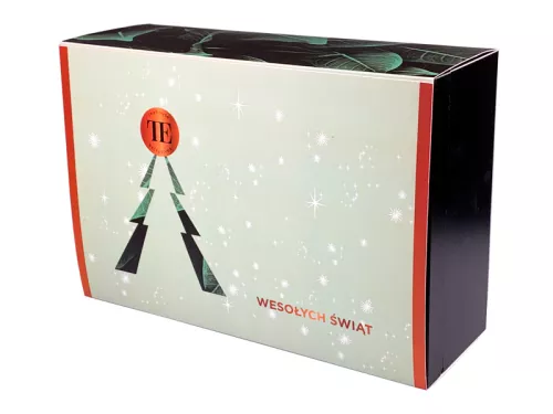 Obwoluta świąteczna na 3 paczki herbaty Teahouse Exclusives Luxury Tea Bag opak.15 szt (zielona)