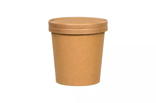 Pojemnik papierowy na zupę kraft 400ml śr. 98 mm