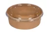 Pojemnik sałatkowy papierowy kraft 1100 ml śr. 185 mm