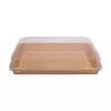Pudełko papierowe YUMI™ 255x184mm (HP11) kraft do sushi z wieczkiem