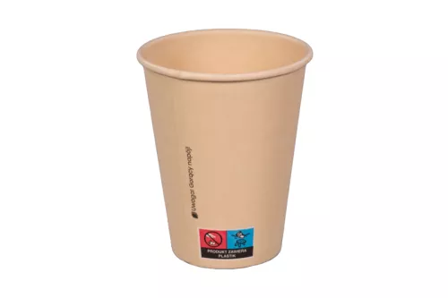 Kubek papierowy z bambusa 300 ml/ 12 oz śr. 90 mm, 1-warstwowy