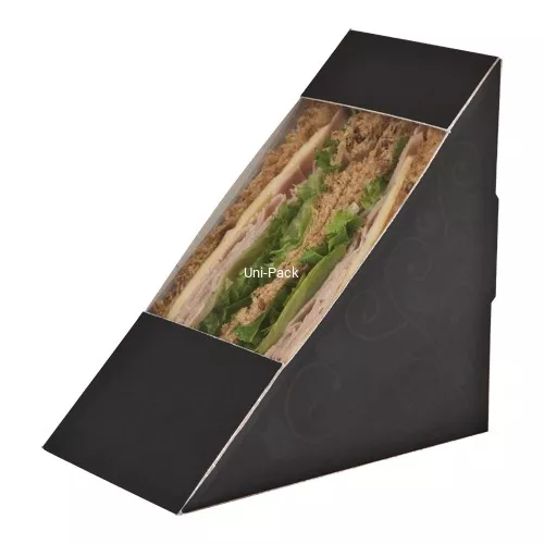 Trójkątne pudełko na kanapki 123 x 72 x 123 mm Elegance