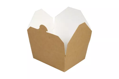 Pudełko papierowe 500 ml lunch box małe 110x90x50 mm, 100% papier