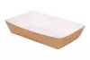 Tacka papierowa 150x85x35 mm biało-brązowa