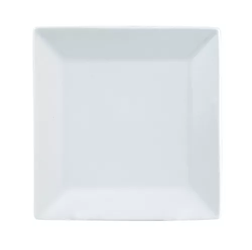 Talerz płaski 16x16cm QUADRO biały