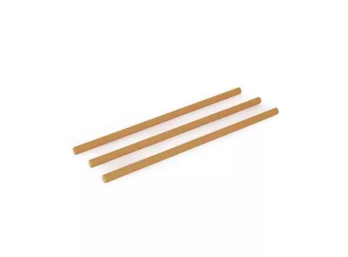 Słomka papierowa brązowa ECO śr. 6mm, dł. 20,3cm