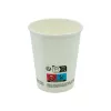 Kubek papierowy 1-warstwowy biały 250ml śr. 80 mm