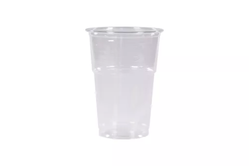 Kubek plastikowy straight 250 ml śr. 78 mm z logo żółw