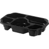 PUDEŁKO CZARNE 5-KOM TAKE-AWAY 250X159X46 A 240