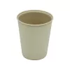 Kubek THERMO 250 ml PP wielokrotnego użytku, beżowy, śr.80 mm