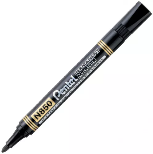 Marker permanentny Rystor, RMP-1, okrągła, 4mm, czarny
