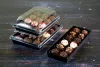 Pokrywka PET do opakowania papierowego premium 220x135mm (HP07) do sushi i pralin
