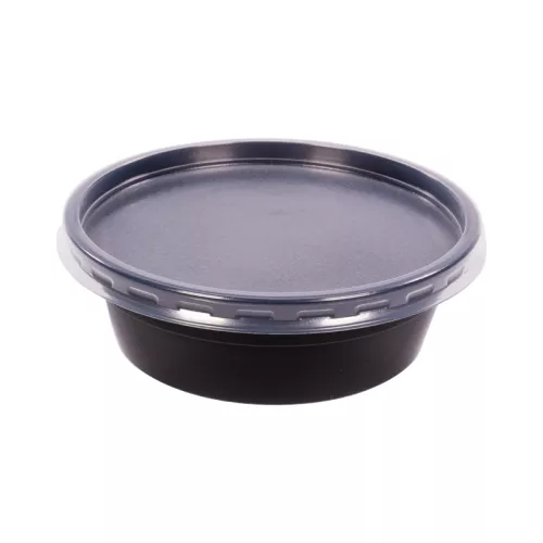Pojemnik 250ml śr.127 mm na zupę / do dań gorących, czarny