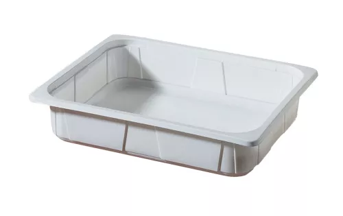 Pojemnik 1/2 GN 325x265x60 mm Biały 1-Komorowy do zgrzewu (Duni 114060)
