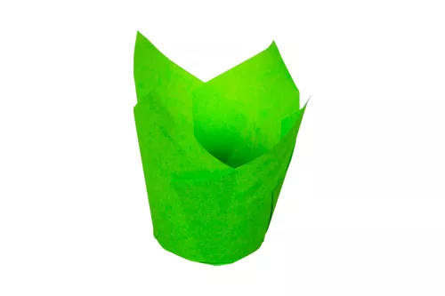 Papilotka muffin tulipan zielony 50/85 wys.90mm