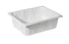 Pojemnik 1/2 GN 325x265x100 mm Biały 1-Komorowy do zgrzewu (Duni 114100)