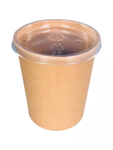 Wieczko PP do pojemnika na zupę 960ml (32oz) śr.115mm, wentylowane , transparentne