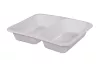 Pojemnik obiadowy 2-dzielny biały 227x178x40 mm LITE do zgrzewu