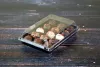 Opakowanie papierowe premium czarne 150x105mm (HP01) do sushi i pralin