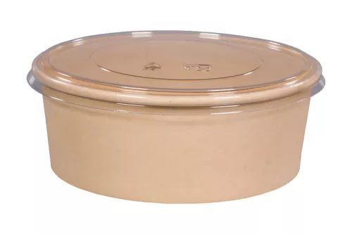 Pojemnik sałatkowy papierowy BAMBUS 1200 ml śr. 184 mm