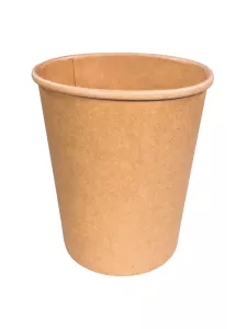 Wieczko papierowe wentylowane KRAFT do pojemnika na zupę 960ml (32oz) śr.115mm