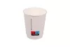 Kubek papierowy 2-warstwowy biały 200ml/9oz śr 80 mm (z logo żółw)