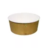 Pojemnik sałatkowy papierowy brązowo-biały GREEN LEAF 750 ml śr. 150 mm (spód)