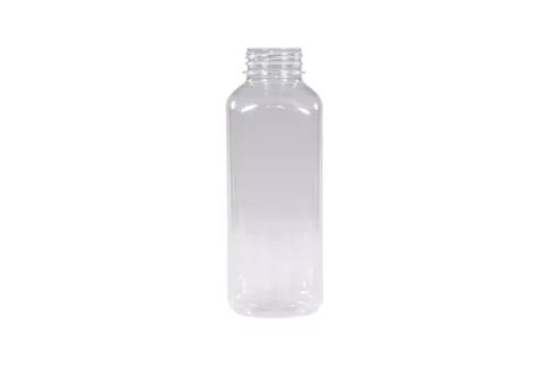 Butelka plastikowa rPET kwadratowa gładka 330 ml śr. 2/38 mm