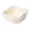 Papilotki białe kwadratowe 35x35x17,5 mm