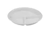 Talerz plastikowy trójdzielny 22cm