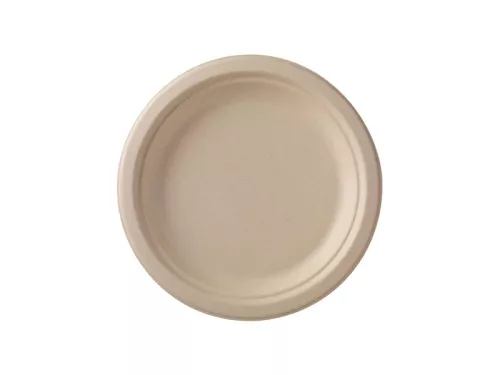 Talerz obiadowy śr. 22cm brązowy