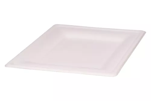 Talerz z masy papierowej kwadratowy 260x260 mm