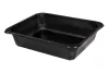 Pojemnik obiadowy niedzielony czarny 227x178x50 mm LITE 22G do zgrzewu