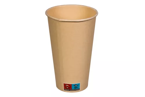 Kubek 400 ml BIO papier z bambusa + PLA kompostowalny śr. 90 mm