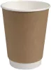 KUBEK PAP. + PE DOUBLE WALL KRAFT 2-W (12OZ) 36CL ŚR. 90MM  A 25 (500)