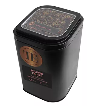 Puszka czarna z okienkiem do herbat sypanych Teahouse Exclusives Luxury Loose (1 szt.)