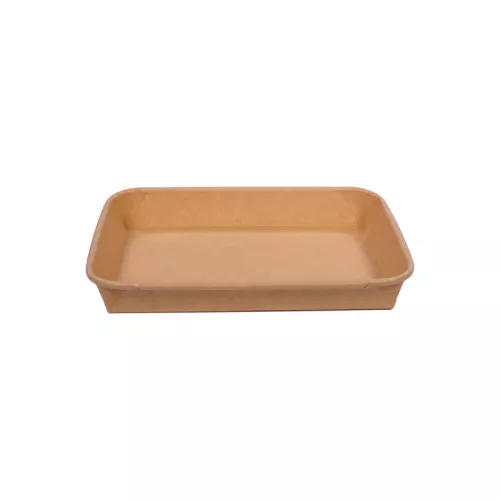 Pudełko papierowe YUMI™ 185x130mm (HP05) kraft do sushi z wieczkiem