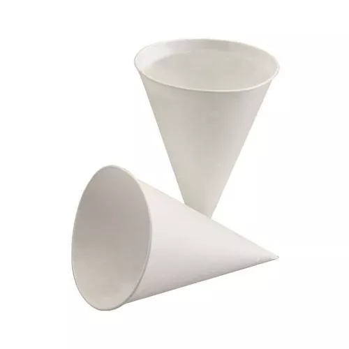 Kubek stożkowy, rożek 100ml śr.70 mm, papier z trzciny
