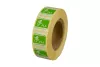 Etykieta JESTEM Z KUKURYDZY 20x20mm papierowa