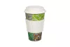 KUBEK BAMBUSOWY GREEN MOSAICS 400 ML Z WIECZKIEM I OPASKĄ Z SILIKONU (8)