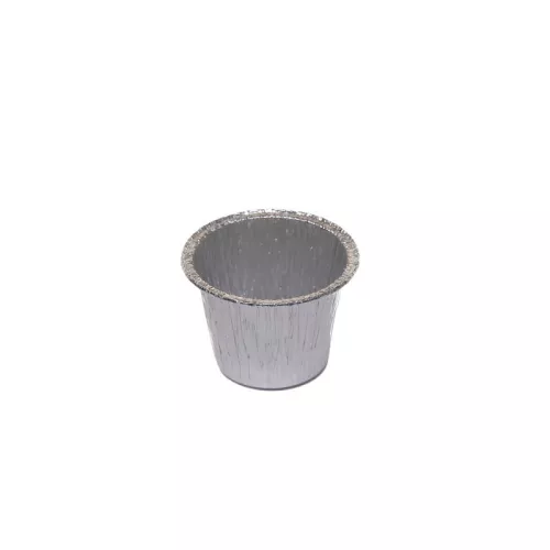 Foremka aluminiowa okrągła 124 ml 75x50 mm T124G
