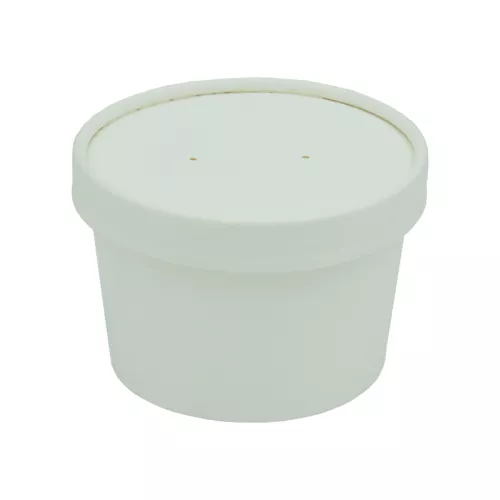 Pojemnik papierowy biały na zupę 200 ml śr. 98 mm