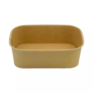 Wieczko PET do pojemników sałatkowych 500/750/1000 ml prostokątnych 172x120 mm