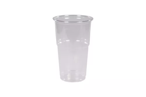 Kubek plastikowy straight 300 ml śr. 78 mm z logo żółw
