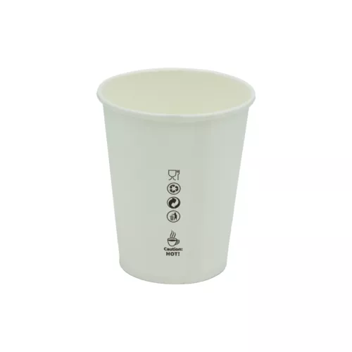 Kubek papierowy Plastic FREE 200ml śr.80mm, biały, bez SUP