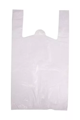 Reklamówka zrywka / Torba foliowa biała 28x50cm 11my