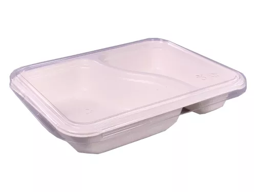 WIECZKO BIO Z FOLII PLA DO POJEMNIKÓW Z TRZCINY CUKROWEJ (125)